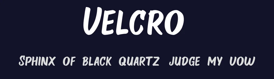 Velcro1 by Lukman Hidayat — Script Font — thumbnail 2