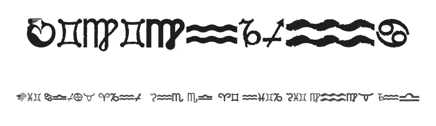 Velezodiac — Display Font