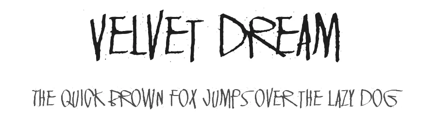 Velvet Dream — Display Font