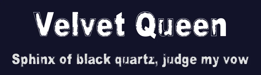 Velvet Queen — Display Font — thumbnail 2