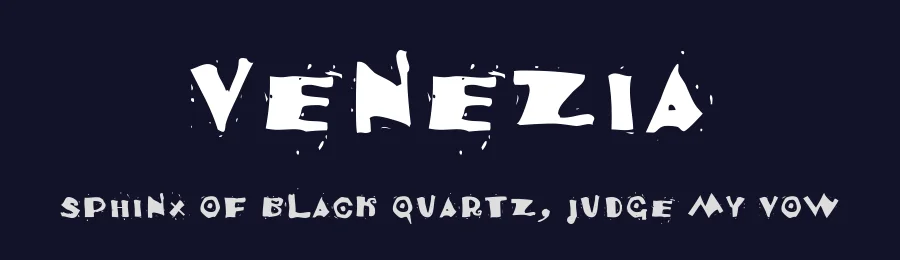 Venezia — Display Font — thumbnail 2