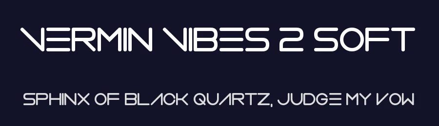 Vermin Vibes 2 Soft — Display Font — thumbnail 2