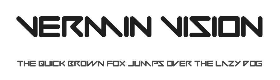 Vermin Vision — Display Font
