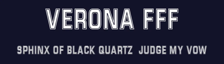 Verona FFF — Display Font — thumbnail 2