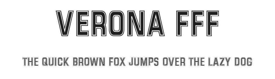 Verona FFF — Display Font