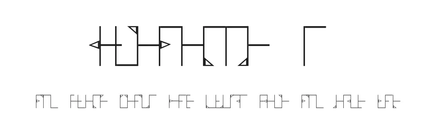 Vertical A by Monotype Type Drawing Office - Stanley Morison, Victor Lardent 1932 — Display Font