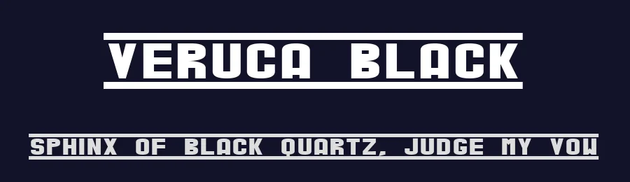 Veruca Black — Display Font — thumbnail 2