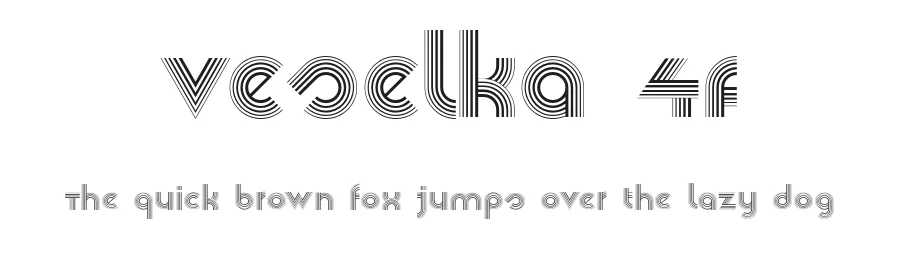 Veselka 4F by Sergiy S. Tkachenko — Display Font