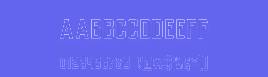 VhienaOutline by Thirteen Studio — Display Font — thumbnail 3