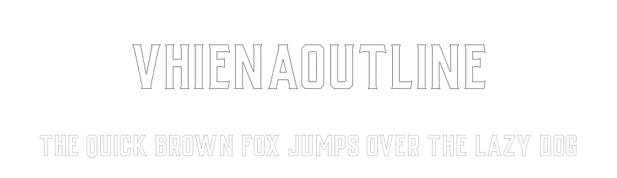 VhienaOutline by Thirteen Studio — Display Font