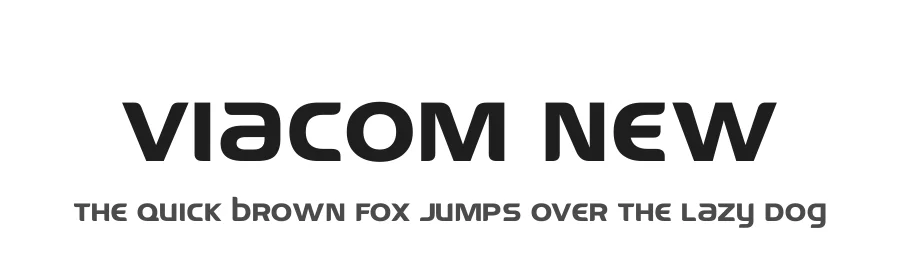 Viacom New — Display Font