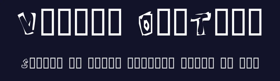 Victim OddType — Display Font — thumbnail 2