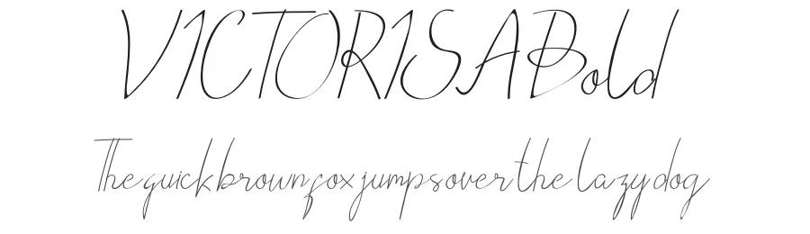 VICTORISA Bold by Deyan — Display Font