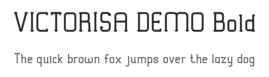 VICTORISA DEMO Bold by Deyan — Display Font