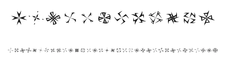 VierfachRund — Display Font