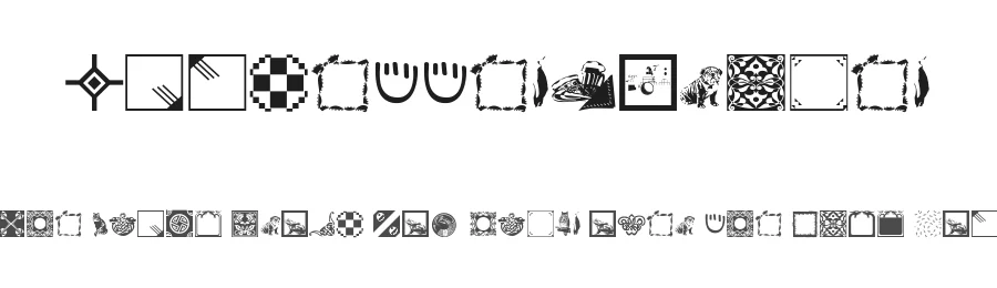 VignettesNFrames — Display Font