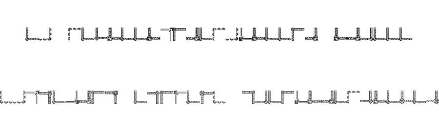 Vintage Decorative Corners 19 by Amin Ibraheem Kamal,all rights reserved 2014 — Display Font