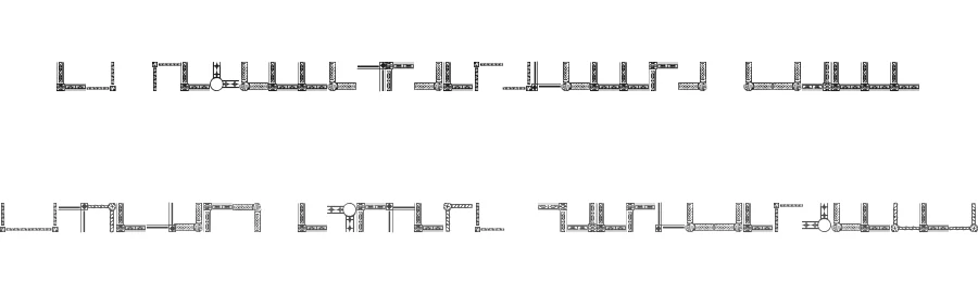 Vintage Decorative Corners 20 by Amin Ibraheem Kamal,all rights reserved 2014 — Display Font