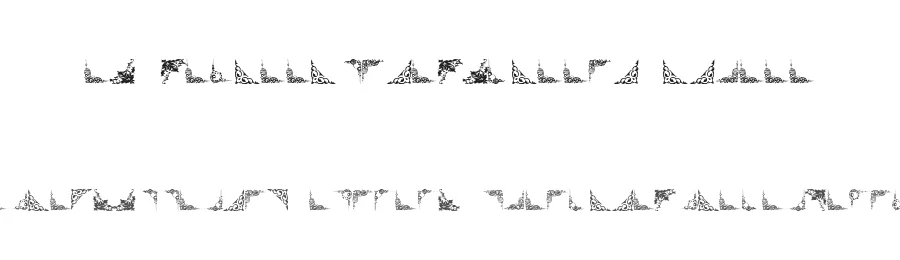 Vintage Decorative Corners 24 by Amin Ibraheem Kamal,all rights reserved 2014 — Display Font