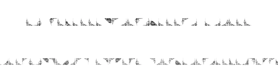 Vintage Decorative Corners 27 by Amin Ibraheem Kamal,all rights reserved 2014 — Display Font