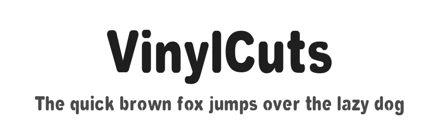 VinylCuts by MEHMET ABACI — Display Font