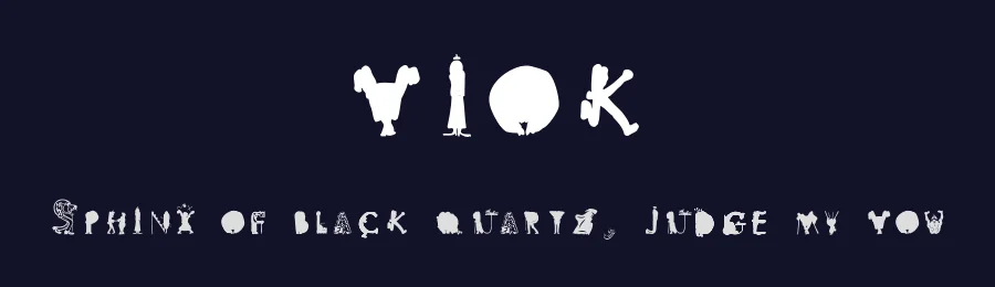 viok — Display Font — thumbnail 2