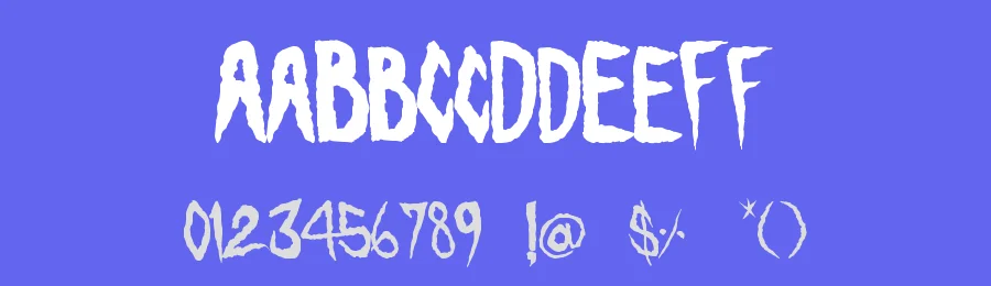 Visions of the Dead — Display Font — thumbnail 3