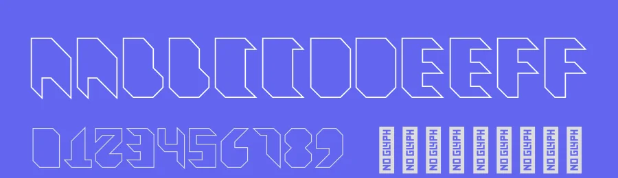 Vitreous Black by Elliott Hefford — Display Font — thumbnail 3
