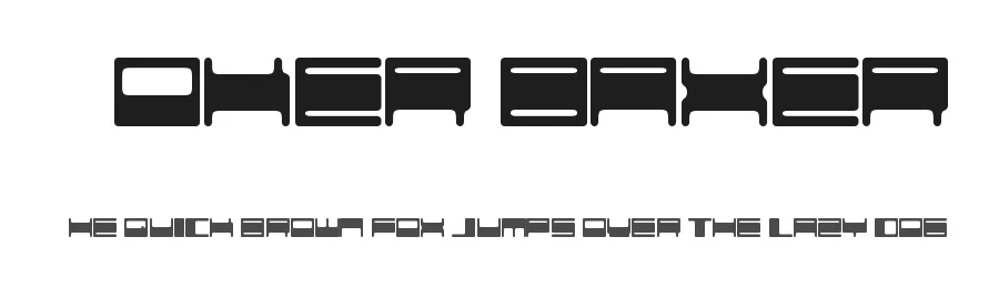 Voker baxer by Carlos Matteoli — Display Font