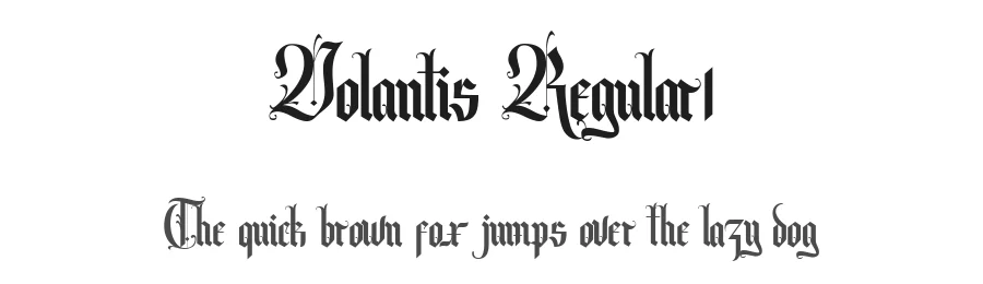 Volantis Regular1 by Khusnun Irawan — Display Font