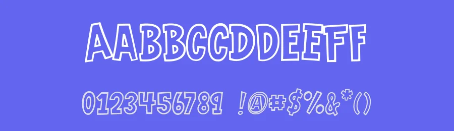 VTC GarageSale Outlined by Larry E.Yerkes - Vigilante Typeface Corporation V.T.C. — Display Font — thumbnail 3