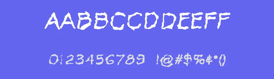 VTC Krinkle Kut Bold Italic by WolfbainX — Display Font — thumbnail 3