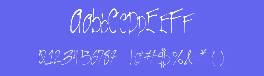 VTC RoughedUp Thin by WolfBainx , Larry E. Yerkes, Vigilante Typeface Corporation — Display Font — thumbnail 3