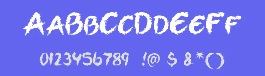VTCAllSkratchedUpOne by WolfBainX-Larry E.Yerkes-Vigilante Typeface Corporation — Display Font — thumbnail 3
