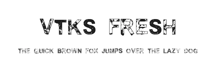 vtks fresh by douglas vitkauskas — Display Font