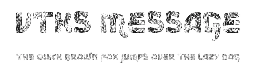 vtks message by DOUGLAS VITKAUSKAS — Display Font