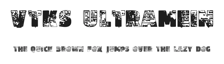Vtks Ultramein by douglas vitkauskas — Display Font