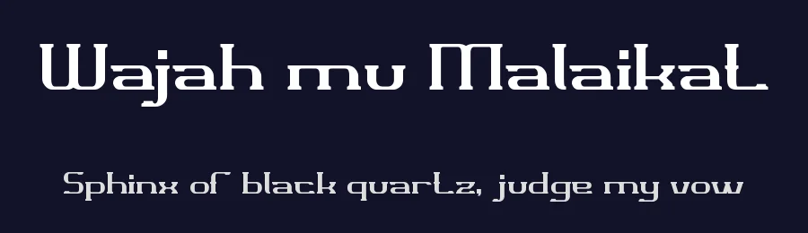 Wajah mu Malaikat by http://www.dafont.com/wino-s-kadir.d2209 — Display Font — thumbnail 2