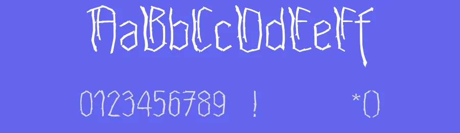 Waldschraz by Fabian Kirst — Display Font — thumbnail 3
