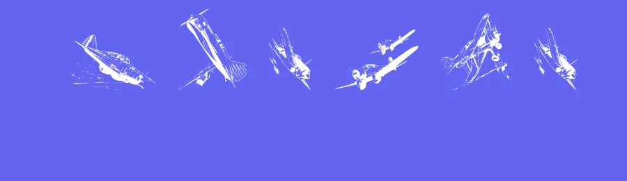 WarIIWarplanes — Display Font — thumbnail 3