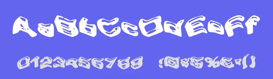 Warped Greased Monkey — Display Font — thumbnail 3