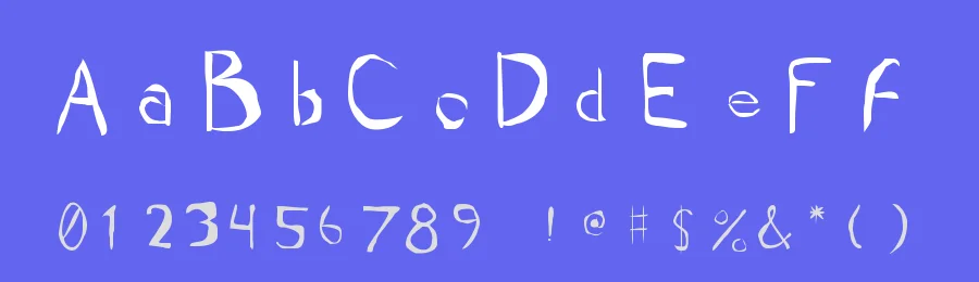 We are smelting sand SHOVEL by Calopino — Display Font — thumbnail 3