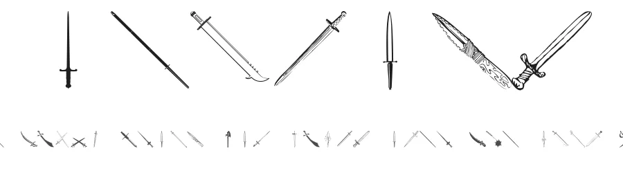 Weapons — Display Font