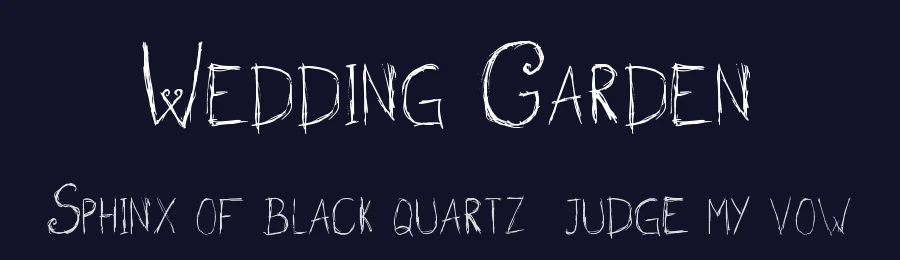 Wedding Garden — Display Font — thumbnail 2