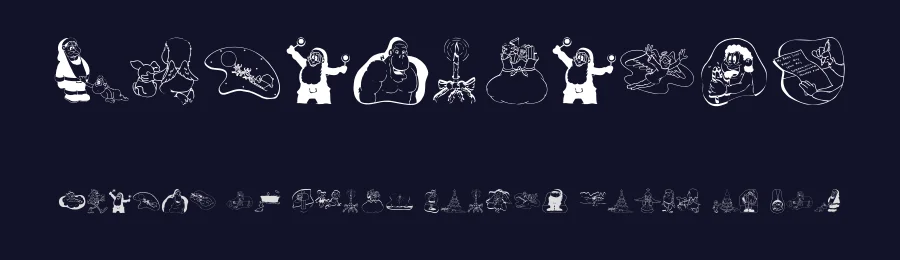 Weihnacht2006 — Display Font — thumbnail 2