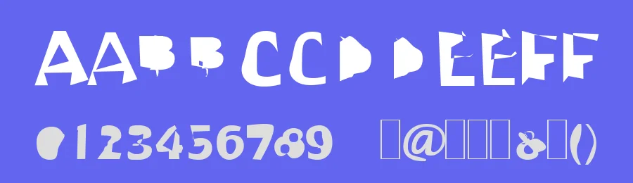 Weird Looking Type — Display Font — thumbnail 3