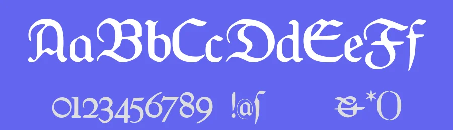 Weiss Fraktur — Display Font — thumbnail 3