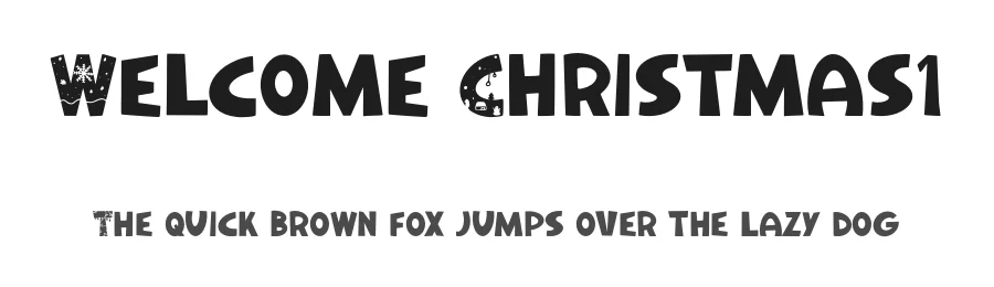 Welcome Christmas1 by Alpaprana Studio — Display Font
