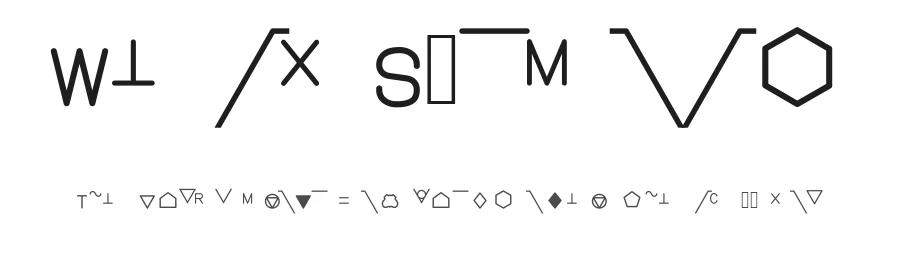 WeldSymbols — Display Font