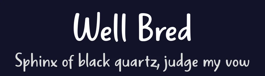 Well Bred by Situjuh Nazara — Script Font — thumbnail 2